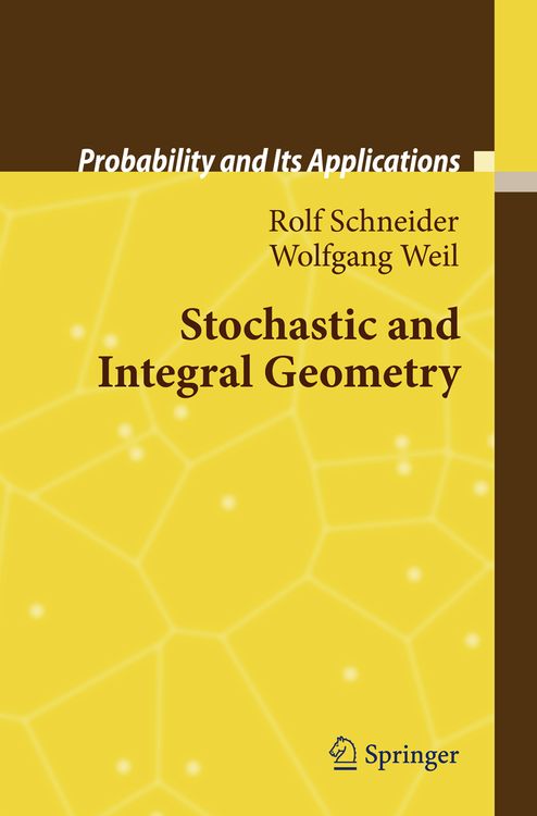 Produktbild: Stochastic and Integral Geometry