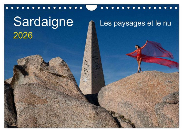 Produktbild: Sardaigne - Les paysages et le nu (Calendrier mural 2026 DIN A4 vertical), CALVENDO calendrier mensuel
