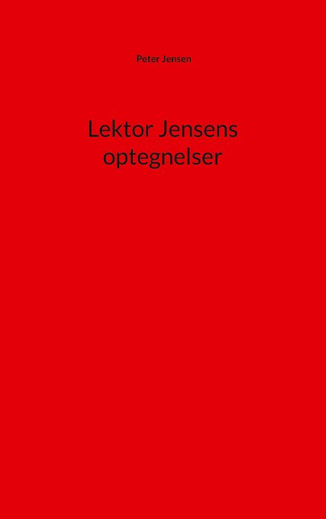 Produktbild: Lektor Jensens optegnelser