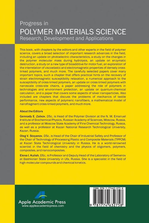 Produktbild: Progress in Polymer Materials Science
