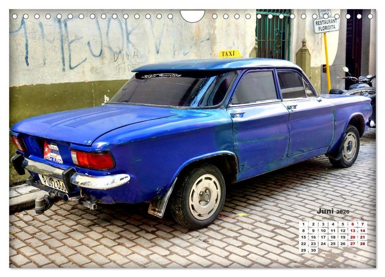 Produktbild: CORVAIR - Ein Chevy mit Heckmotor und ohne Heckflossen (Wandkalender 2026 DIN A4 quer), CALVENDO Monatskalender