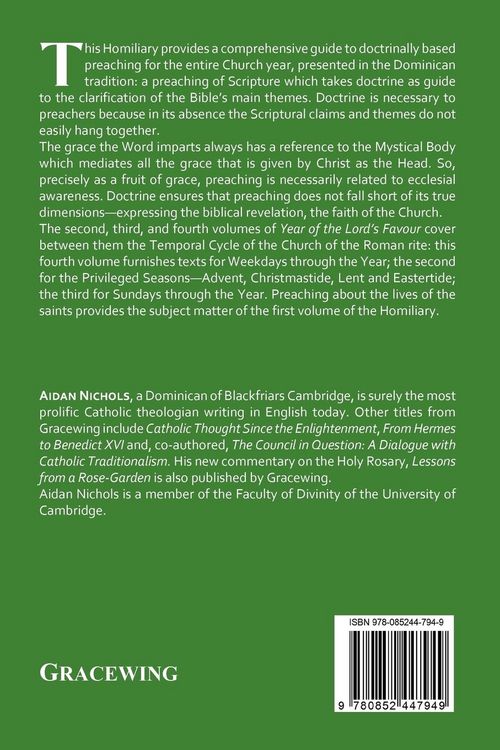 Produktbild: Year of the Lord's Favour. a Homiliary for the Roman Liturgy. Volume 4