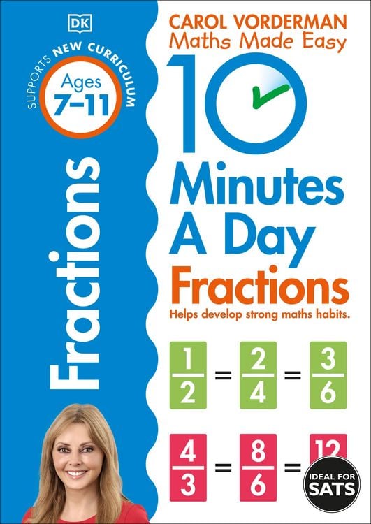 Produktbild: 10 Minutes A Day Fractions, Ages 7-11 (Key Stage 2)