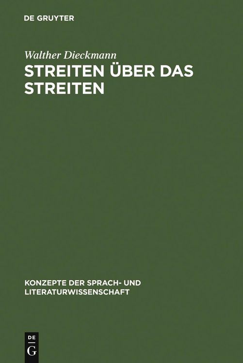 Produktbild: Streiten &uuml;ber das Streiten