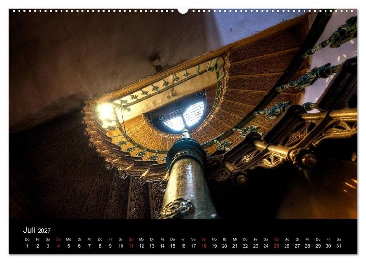 Produktbild: Verlassene Orte - Die sch&ouml;nsten Treppenh&auml;user (Wandkalender 2027 DIN A2 quer), CALVENDO Monatskalender