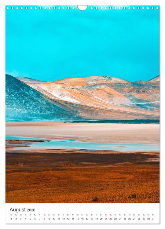 Produktbild: Chile - Ein unentdecktes Paradies. (Wandkalender 2026 DIN A3 hoch), CALVENDO Monatskalender