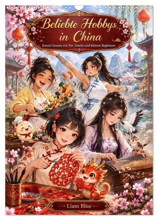 Produktbild: Beliebte Hobbys in China (Wandkalender 2027 DIN A3 hoch), CALVENDO Monatskalender