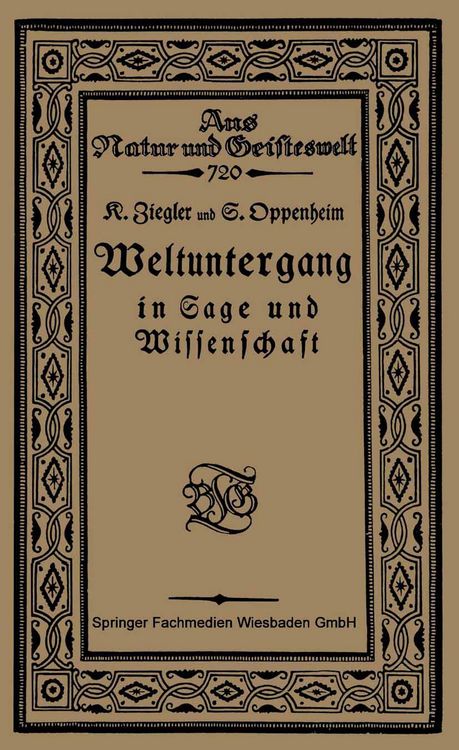 Produktbild: Weltuntergang in Sage und Wissenschaft