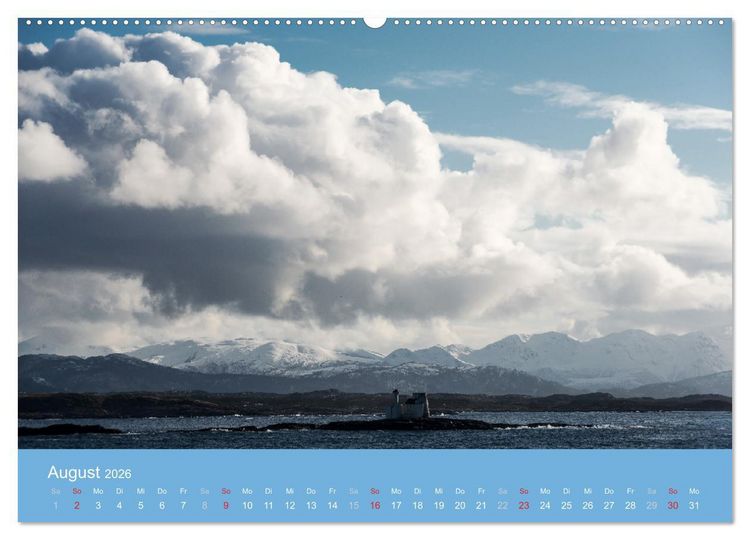 Produktbild: Leuchtfeuer der norwegischen K&uuml;ste (hochwertiger Premium Wandkalender 2026 DIN A2 quer), Kunstdruck in Hochglanz