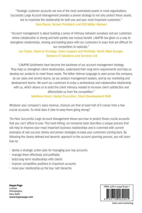 Produktbild: The New Successful Large Account Management