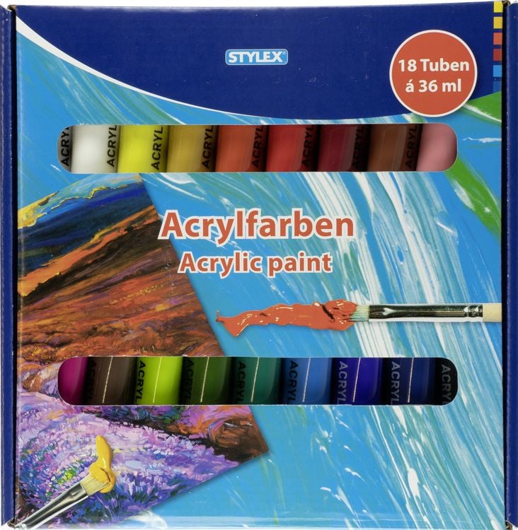 Produktbild: STYLEX Kreativ Set Acryl 29 Teile