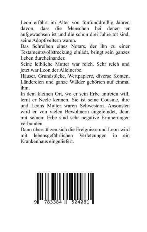 Produktbild: Dem Erben geht der Tod voraus: Adoption, Cousine, Notar, Testament, Erbe, uneheliches Kind, LKA, Haikus, Zen, Permakultur, &Uuml;berfall, Sch&auml;del-Hirn-Trauma, F&ouml;rsterin, Schl&auml;gerei, Gutshaus, Wald