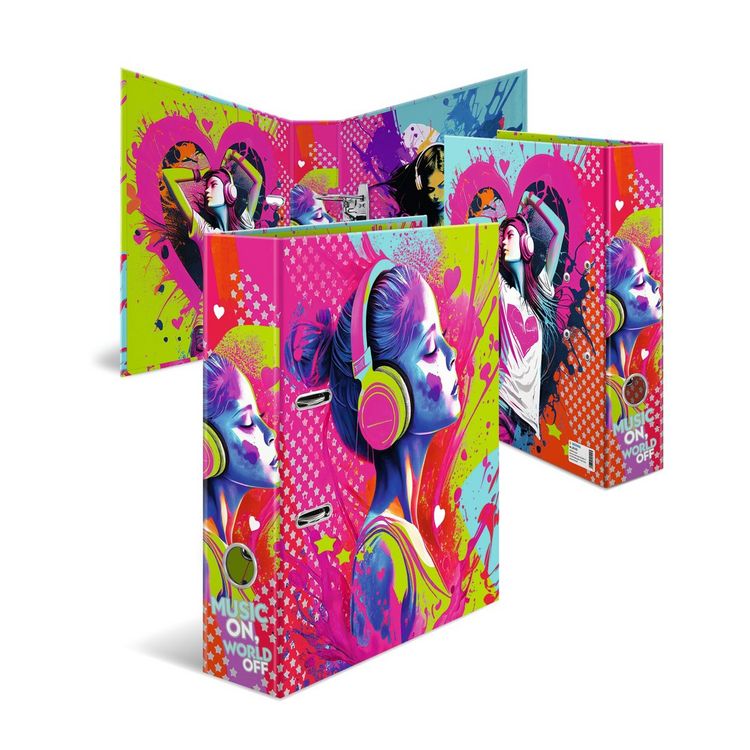 Produktbild: Herma Motiv-Ordner A4 Music Girl
