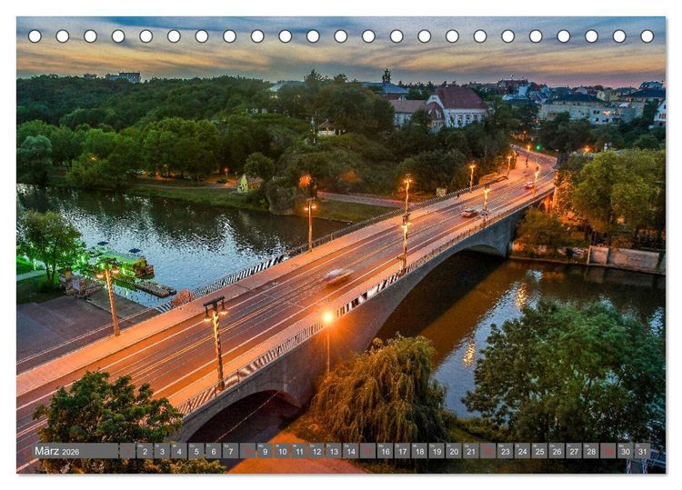 Produktbild: Blickpunkte Halle (Saale) (Tischkalender 2026 DIN A5 quer), CALVENDO Monatskalender