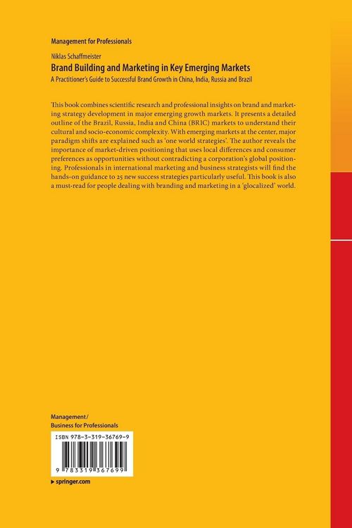 Produktbild: Brand Building and Marketing in Key Emerging Markets