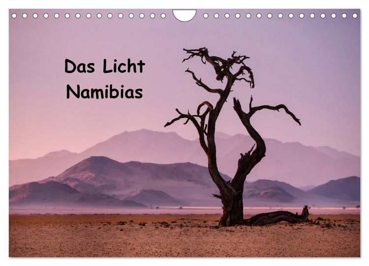 Produktbild: Das Licht Namibias (Wandkalender 2026 DIN A4 quer), CALVENDO Monatskalender