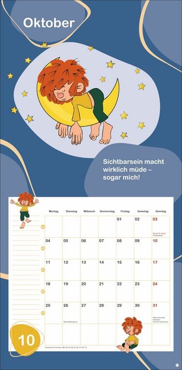 Produktbild: Pumuckl Broschurkalender 2027