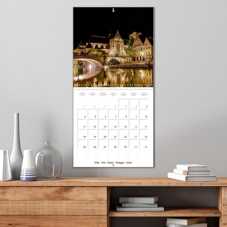 Produktbild: Comt&eacute; de Flandre (Calendrier mural carr&eacute; 2026 30x30 cm) Calendrier double avec une page pour vos prises de notes