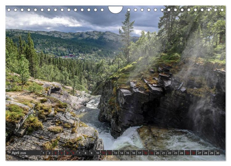 Produktbild: Norwegen, Oppland (Wandkalender 2026 DIN A4 quer), CALVENDO Monatskalender