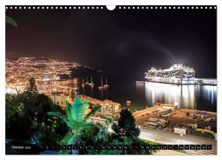 Produktbild: Madeira - Insel mitten im Atlantik (Wandkalender 2026 DIN A3 quer), CALVENDO Monatskalender