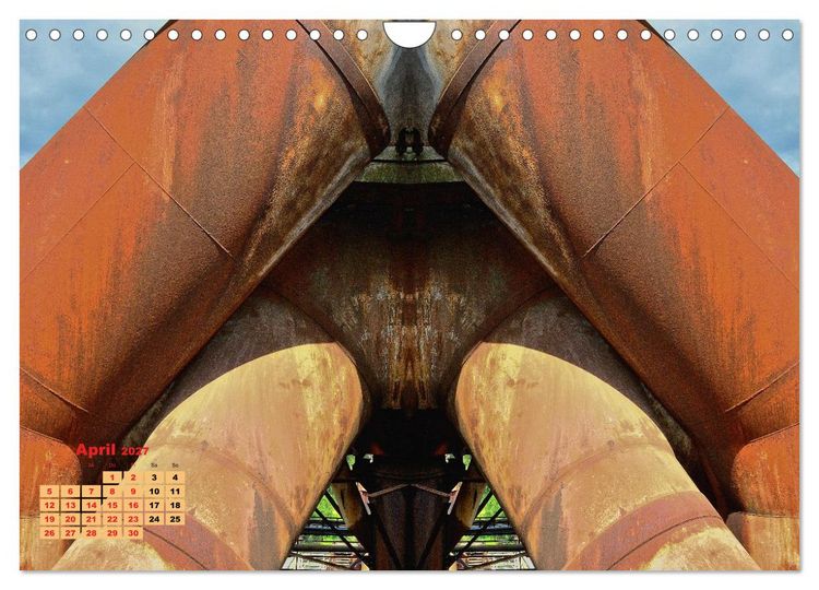 Produktbild: Metallwelt (Wandkalender 2027 DIN A4 quer), CALVENDO Monatskalender