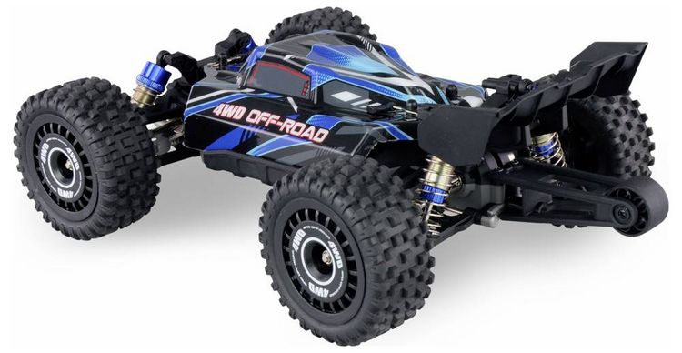 Produktbild: Amewi Hyper GO Pro Blau Brushless 1:16 RC Modellauto Elektro Buggy Allradantrieb (4WD) RtR 2,4 GHz