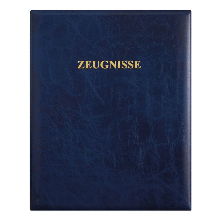 Produktbild: Zeugnisringbuch, Dunkelblau