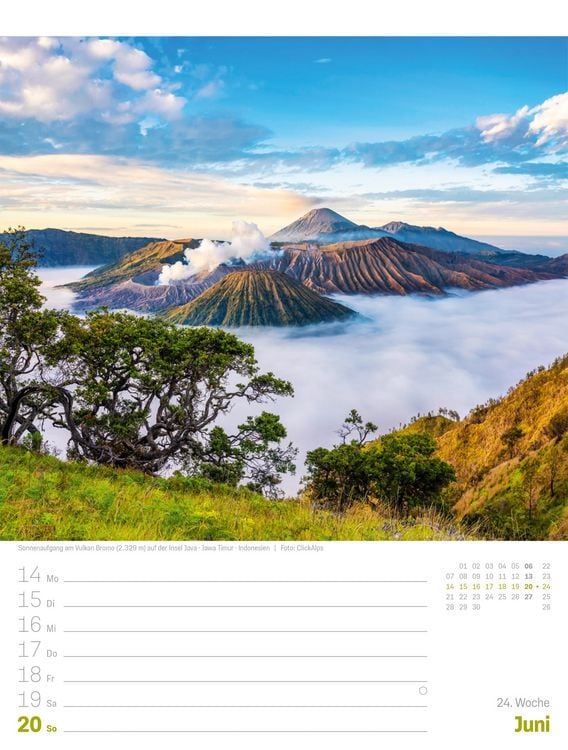 Produktbild: Planet Erde Wochenplaner Kalender 2027 | Landschaften der Welt