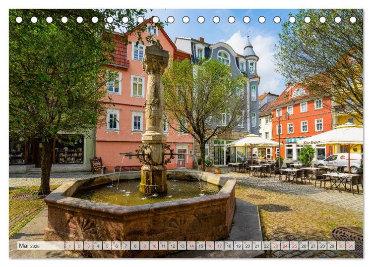Produktbild: Meiningen Impressionen (Tischkalender 2026 DIN A5 quer), CALVENDO Monatskalender