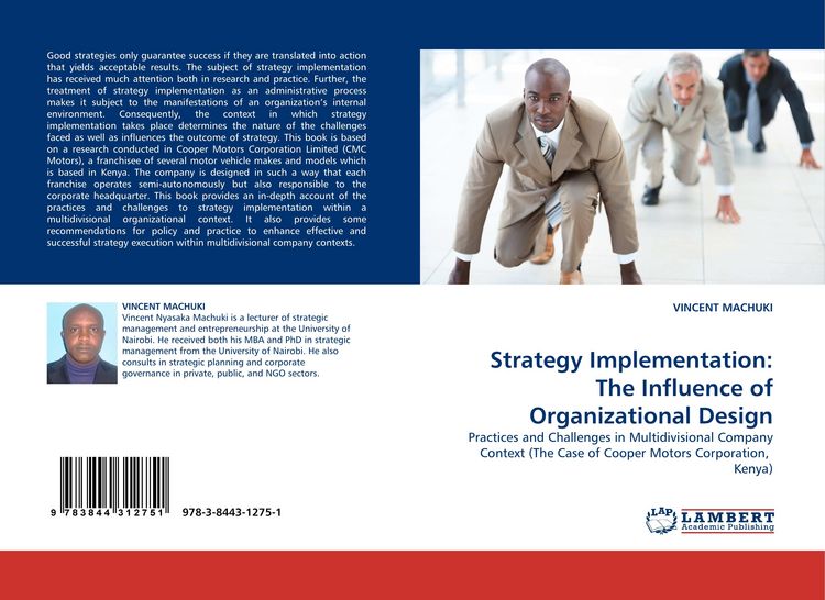Produktbild: Strategy Implementation: The Influence of Organizational Design
