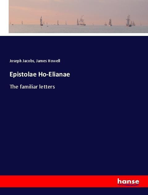 Produktbild: Epistolae Ho-Elianae