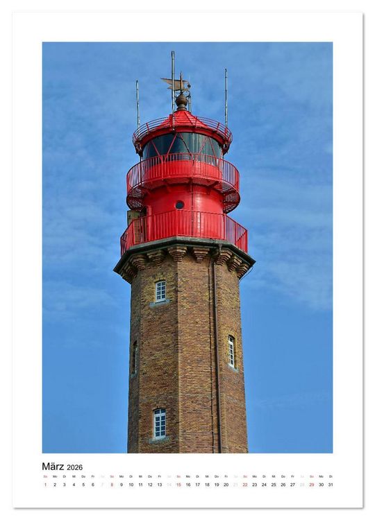 Produktbild: Leuchtt&uuml;rme - Impressionen der stillen Wachposten am Ufer (Wandkalender 2026 DIN A3 hoch), CALVENDO Monatskalender