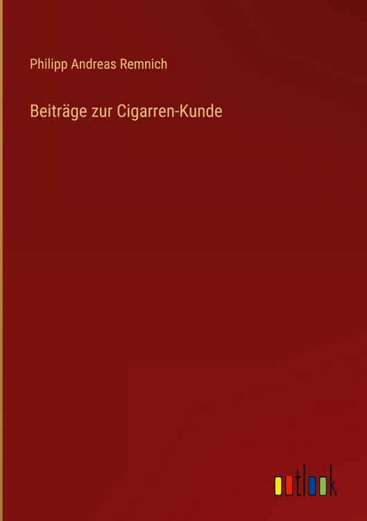 Produktbild: Beitr&auml;ge zur Cigarren-Kunde