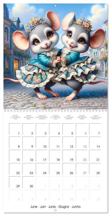 Produktbild: Mice dreams (Wall Calendar 2026 12 &times; 12 Inch) CALVENDO 12 Month Wall Calendar