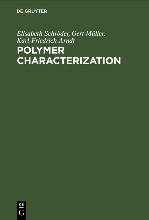 Produktbild: Polymer Characterization