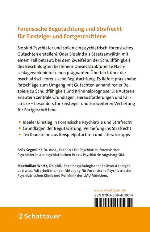 Produktbild: Psychiatrisch-forensische Begutachtung (griffbereit)