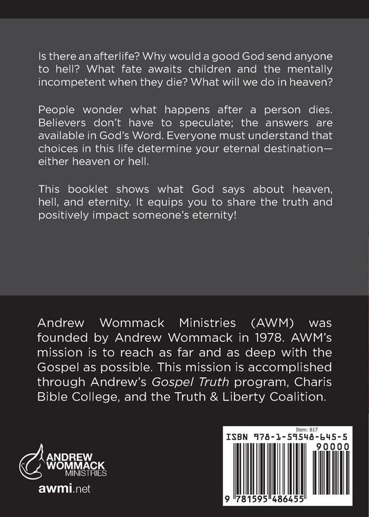 Produktbild: A Biblical Worldview on Heaven, Hell, and Eternity