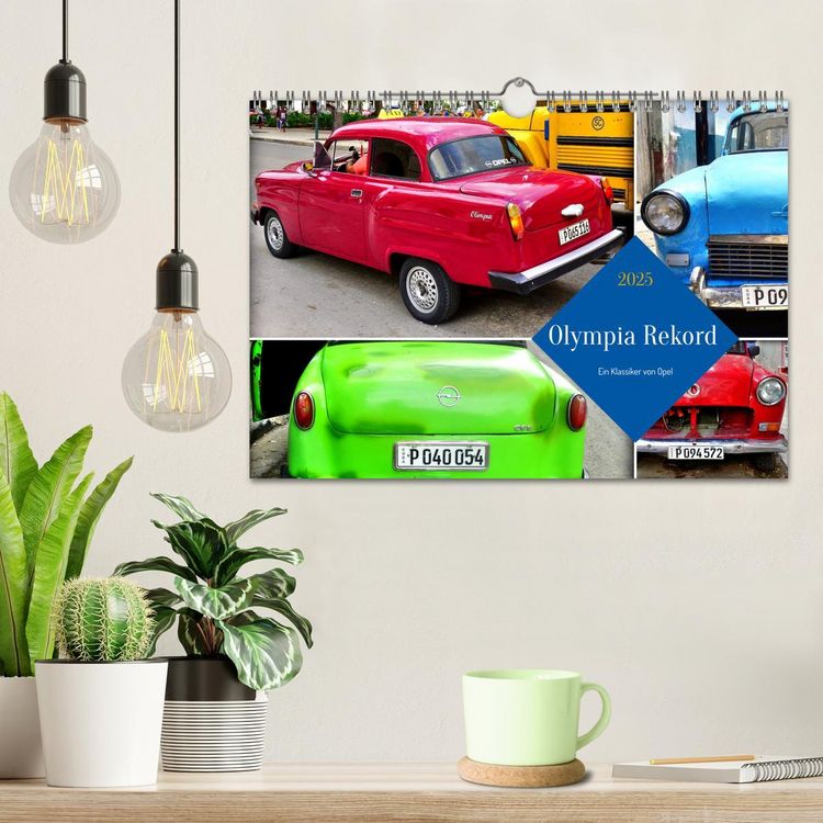 Produktbild: Olympia Rekord - Ein Klassiker von Opel (Wandkalender 2025 DIN A4 quer), CALVENDO Monatskalender
