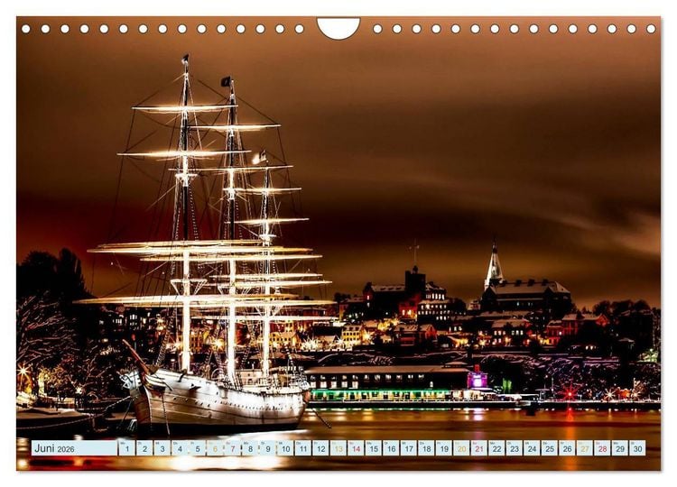 Produktbild: Stockholm - Venedig des Nordens (Wandkalender 2026 DIN A4 quer), CALVENDO Monatskalender