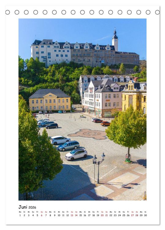 Produktbild: Elsterperle Greiz (Tischkalender 2026 DIN A5 hoch), CALVENDO Monatskalender