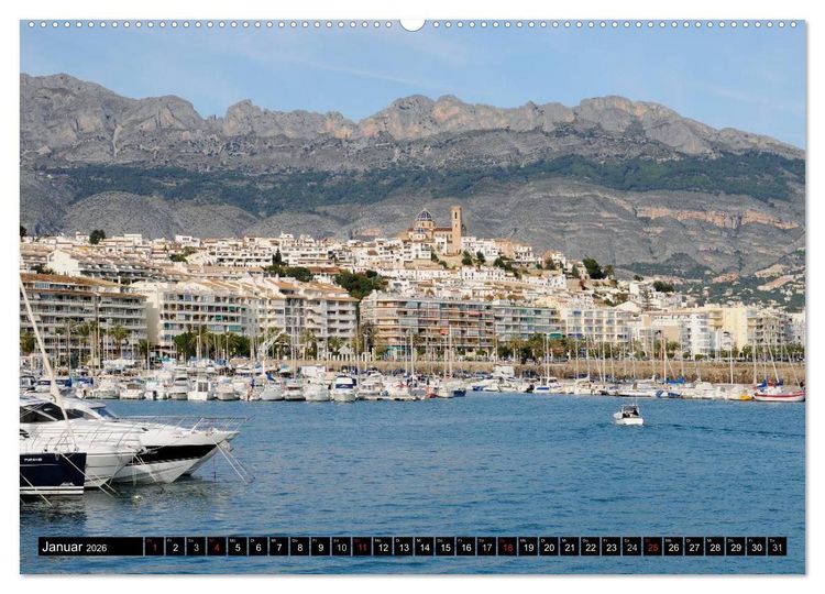 Produktbild: Costa Blanca - Spaniens wei&szlig;e K&uuml;ste (hochwertiger Premium Wandkalender 2026 DIN A2 quer), Kunstdruck in Hochglanz