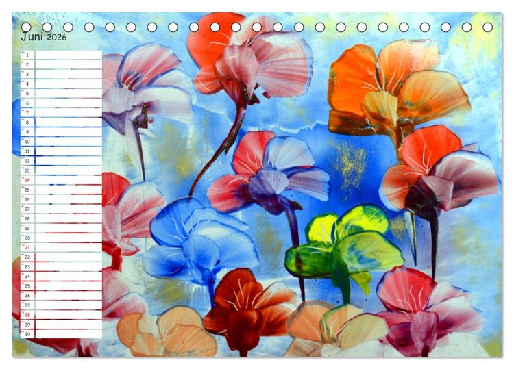 Produktbild: Faszination Malerei - Planer (Tischkalender 2026 DIN A5 quer), CALVENDO Monatskalender