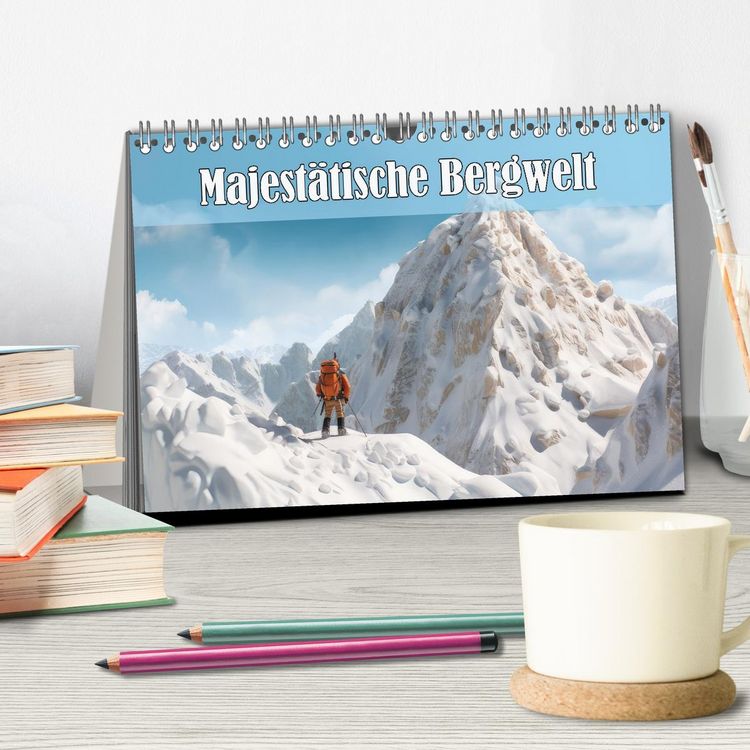 Produktbild: Imposante Bergwelt (Tischkalender 2026 DIN A5 quer), CALVENDO Monatskalender
