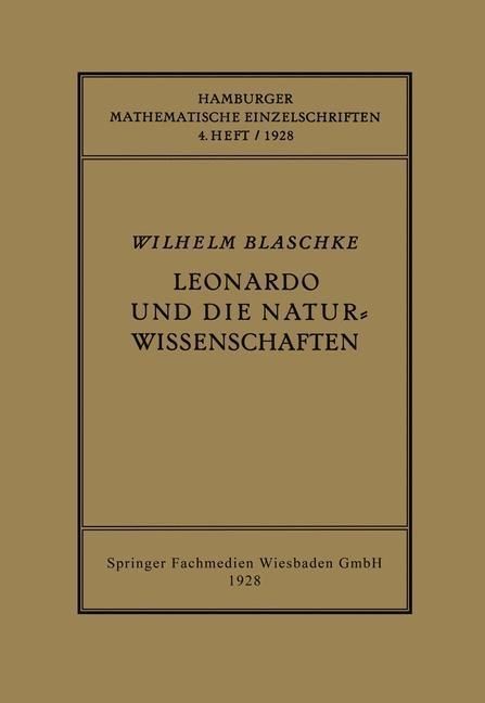 Produktbild: Leonardo und die Naturwissenschaften