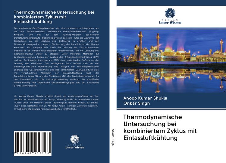 Produktbild: Thermodynamische Untersuchung bei kombiniertem Zyklus mit Einlassluftk&uuml;hlung