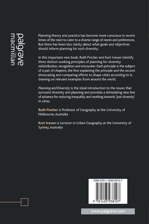 Produktbild: Planning and Diversity in the City