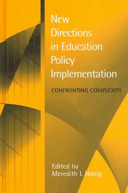 Produktbild: New Directions in Education Policy Implementation