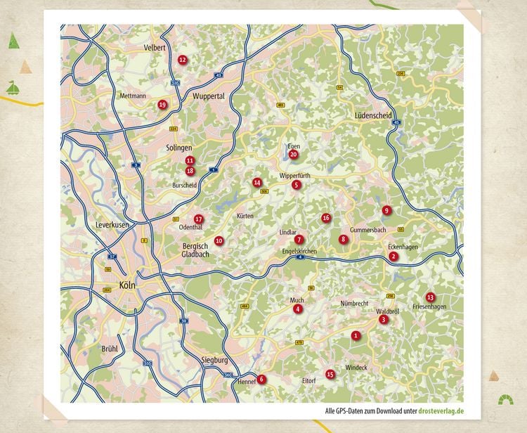 Produktbild: Bergisches Land. Wandern f&uuml;r die Seele