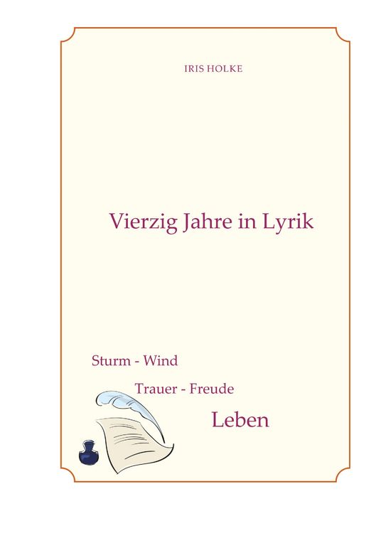 Produktbild: Vierzig Jahre in Lyrik