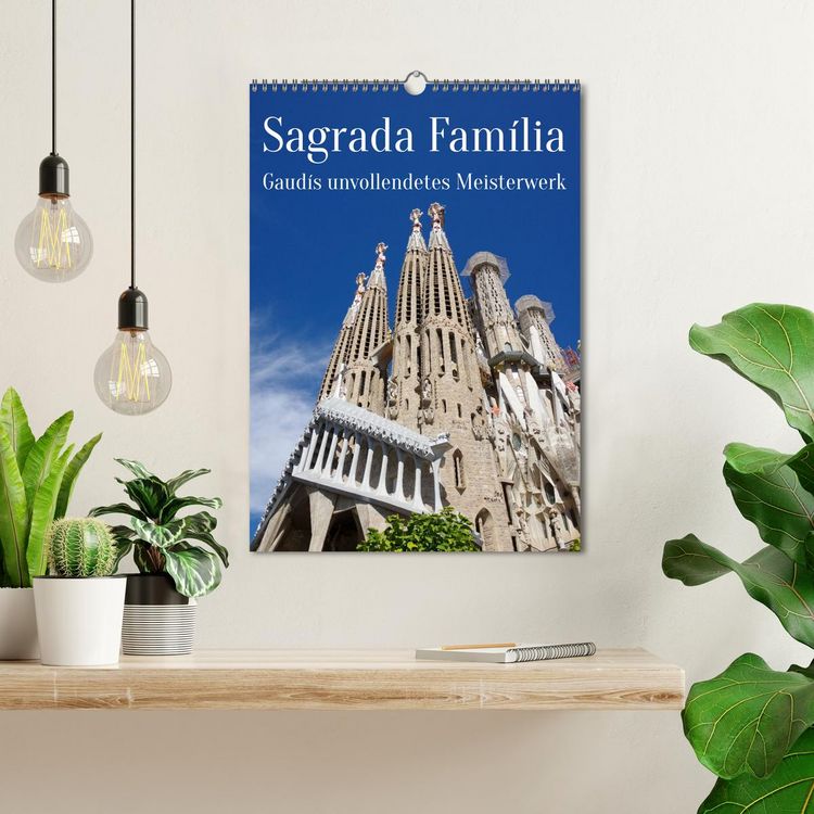 Produktbild: Sagrada Fam&iacute;lia - Gaud&iacute;s unvollendetes Meisterwerk (Wandkalender 2026 DIN A3 hoch), CALVENDO Monatskalender